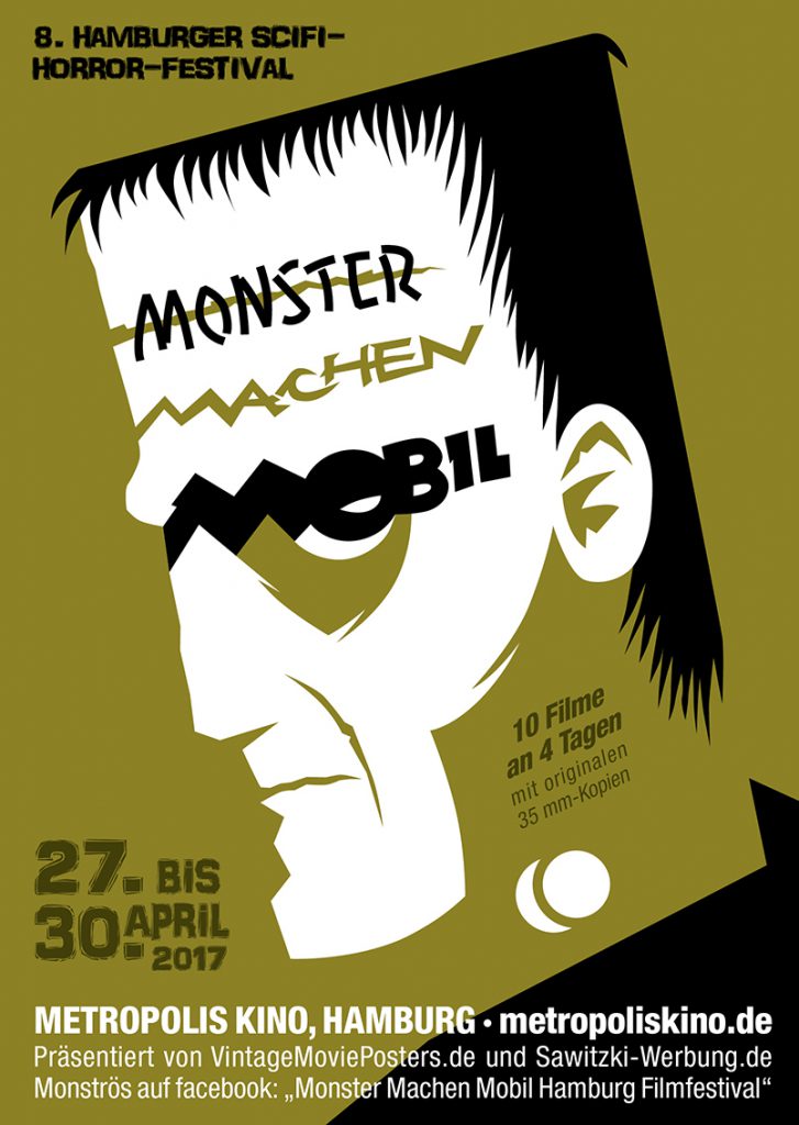 Keyvisual-Artwork für das Filmfest Monster Machen Mobil